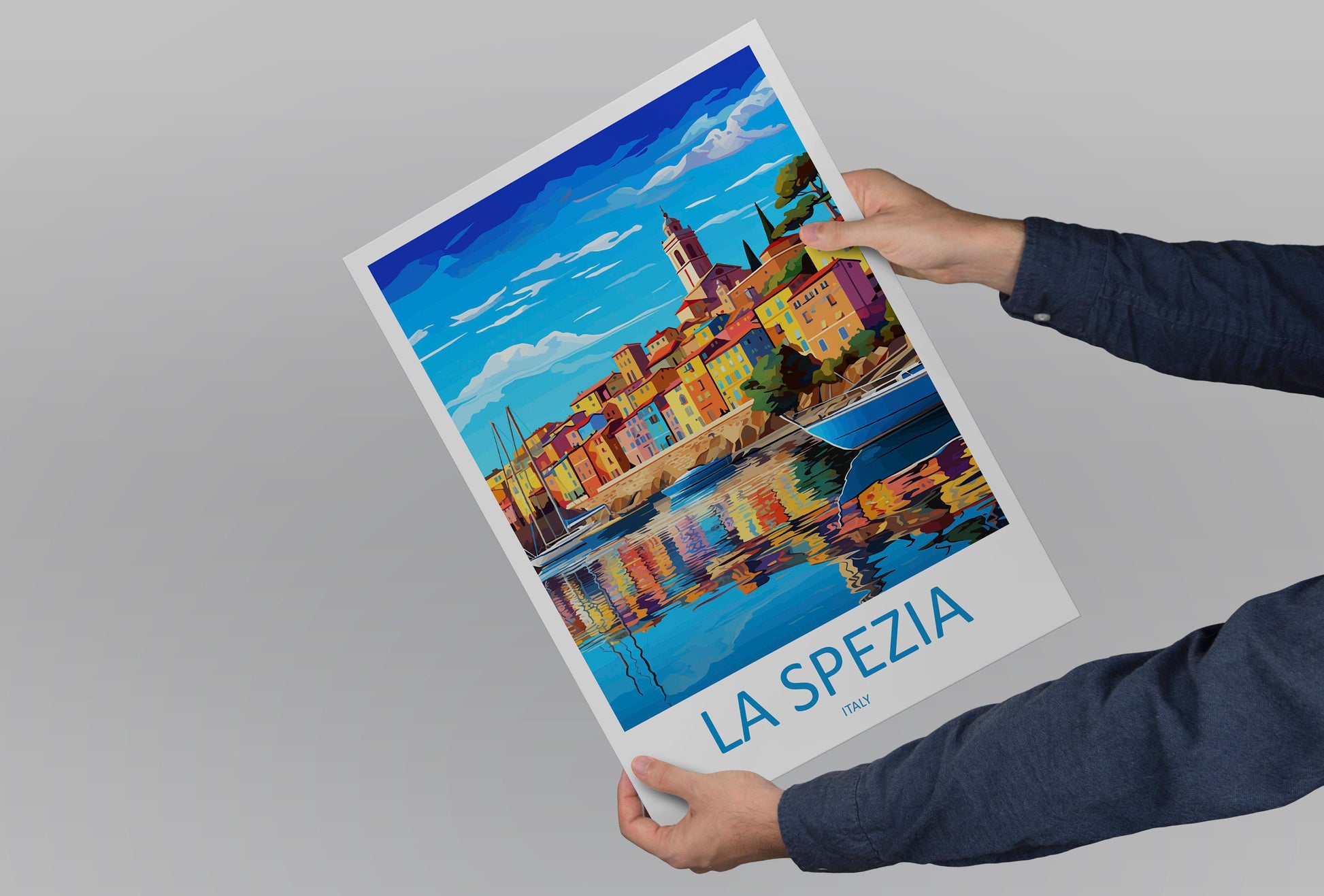La Spezia Travel Print Wall Art La Spezia Wall Hanging Home Décor La Spezia Gift Art Lovers Italy Art Lover Gift La Spezia Print La Spezia