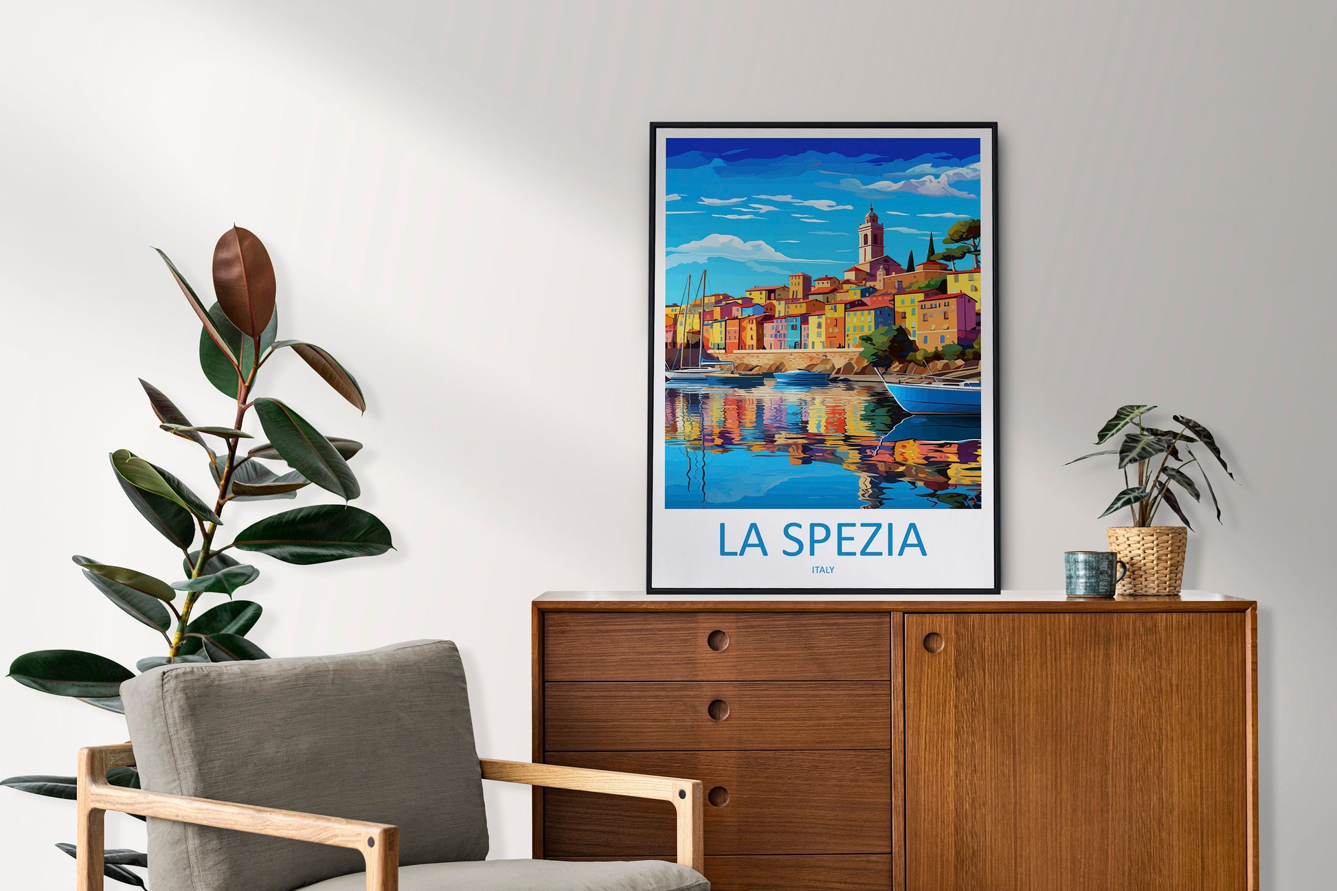 La Spezia Travel Print Wall Art La Spezia Wall Hanging Home Décor La Spezia Gift Art Lovers Italy Art Lover Gift La Spezia Print La Spezia