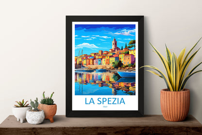 La Spezia Travel Print Wall Art La Spezia Wall Hanging Home Décor La Spezia Gift Art Lovers Italy Art Lover Gift La Spezia Print La Spezia