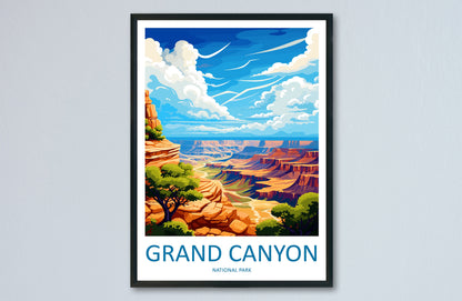 Grand Canyon National Park Travel Print Wall Art Grand Canyon Wall Hanging Home Décor Grand Canyon Gift Art Lovers Arizona Art Lover Gift