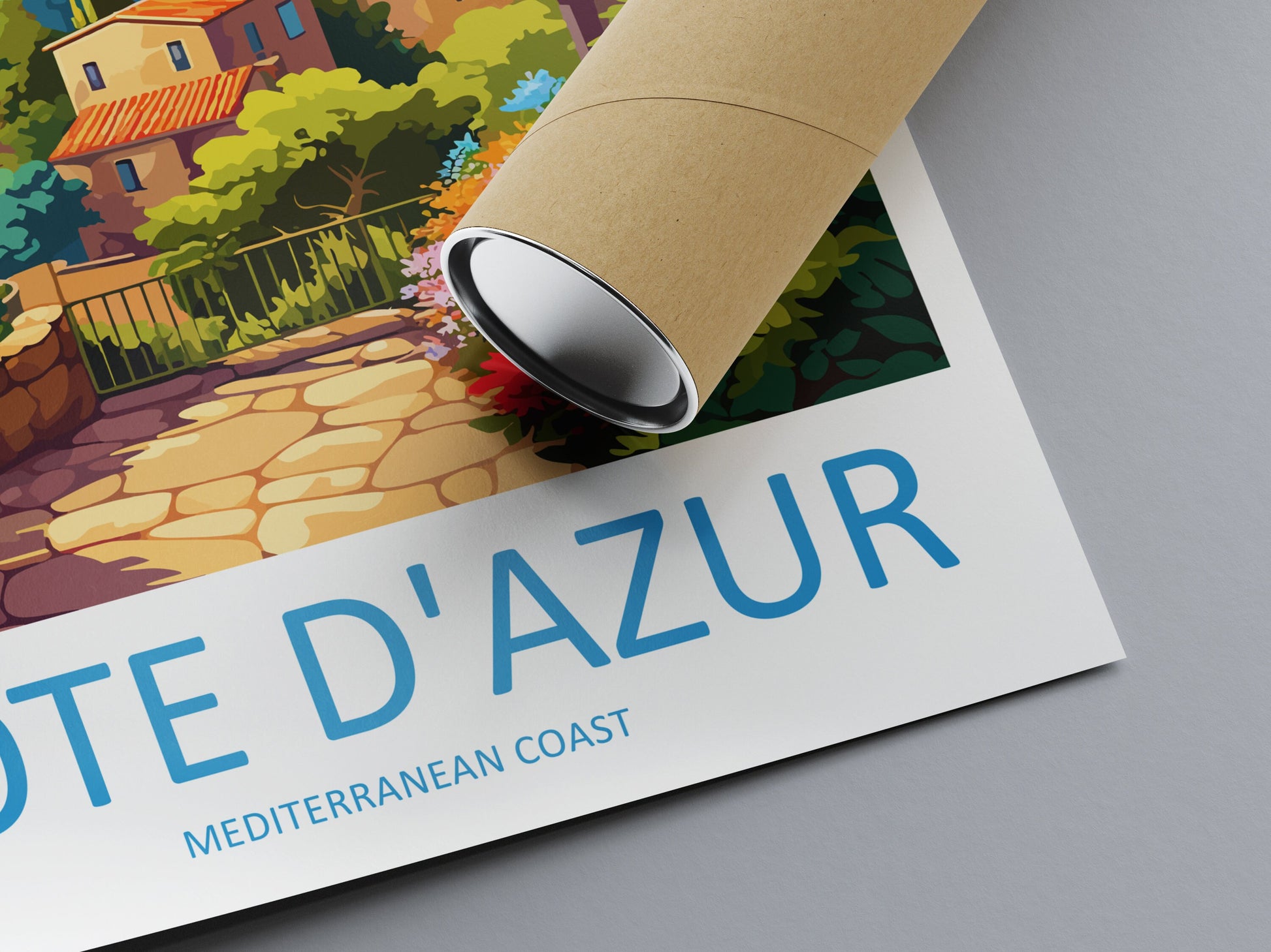 Cote D'azur Travel Print Wall Art Cote D'azur Wall Hanging Home Decor Cote D'azur France Gift Art Lovers Wall Art Print Art Cote D'azur