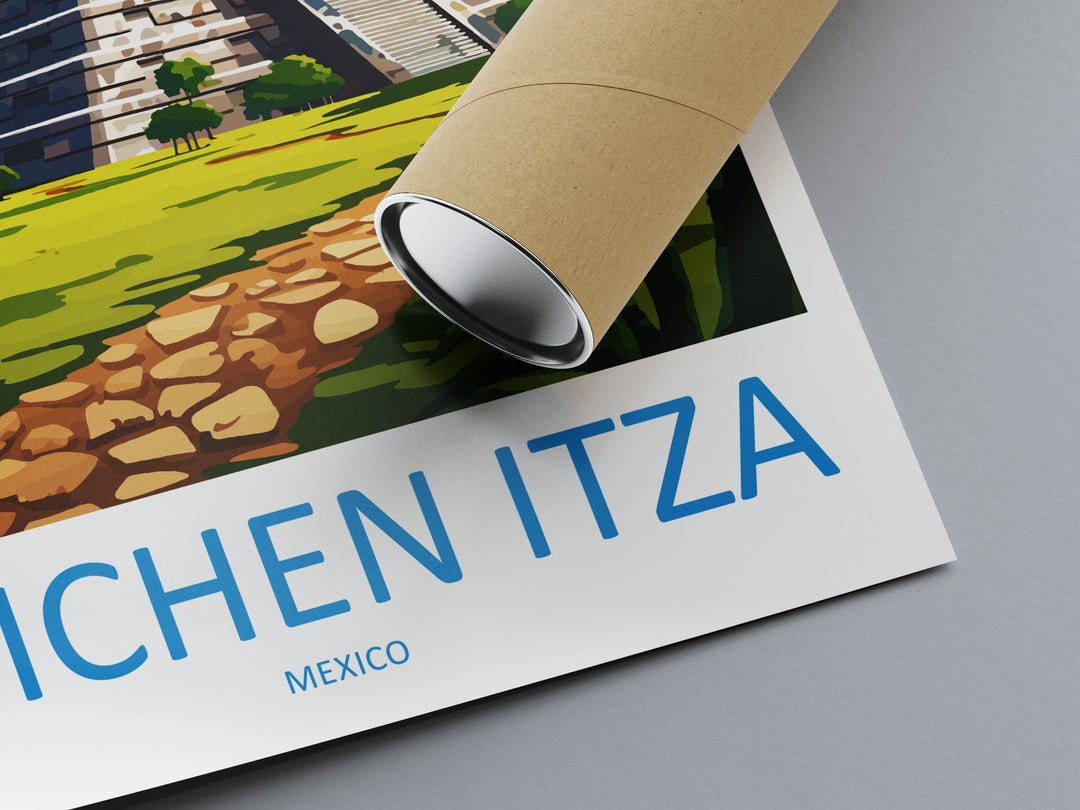 Chichen Itza Travel Print Wall Art Chichen Itza Wall Hanging Home Decoration Chichen Itza Gift Art Lovers Wall Art Print Art Chichen Itza