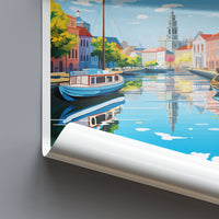 Aveiro Travel Print Wall Art Aveiro Wall Hanging Home Décor Aveiro Gift Art Lovers Portugal Art Lover Gift Aveiro Wall Décor Print