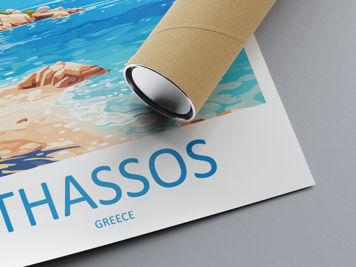 Thassos Travel Print Wall Art Thassos Greece Wall Hanging Home Decoration Thassos Gift Art Lovers Wall Art Print Thassos Greece Wall Art