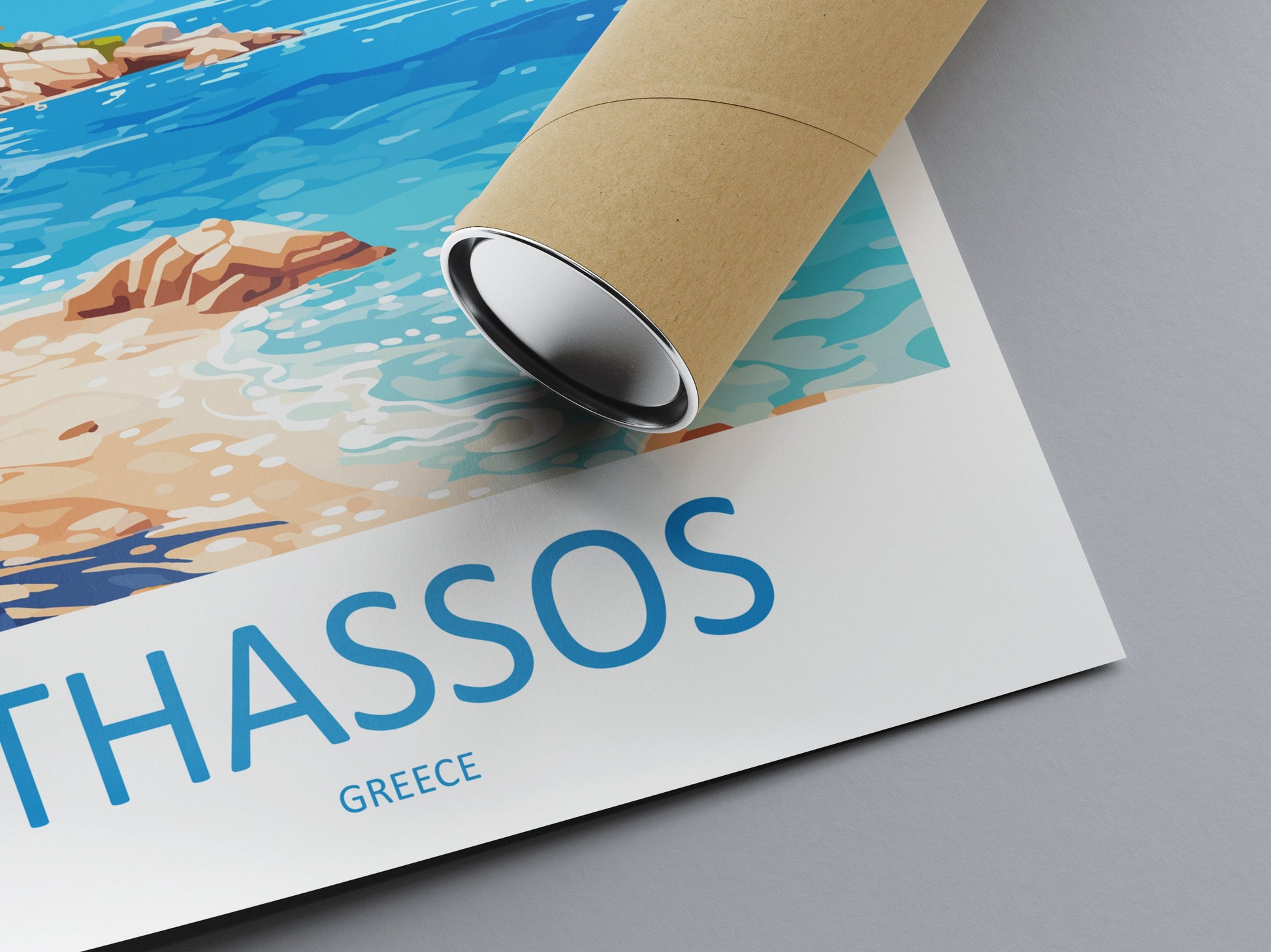 Thassos Travel Print Wall Art Thassos Greece Wall Hanging Home Decoration Thassos Gift Art Lovers Wall Art Print Thassos Greece Wall Art