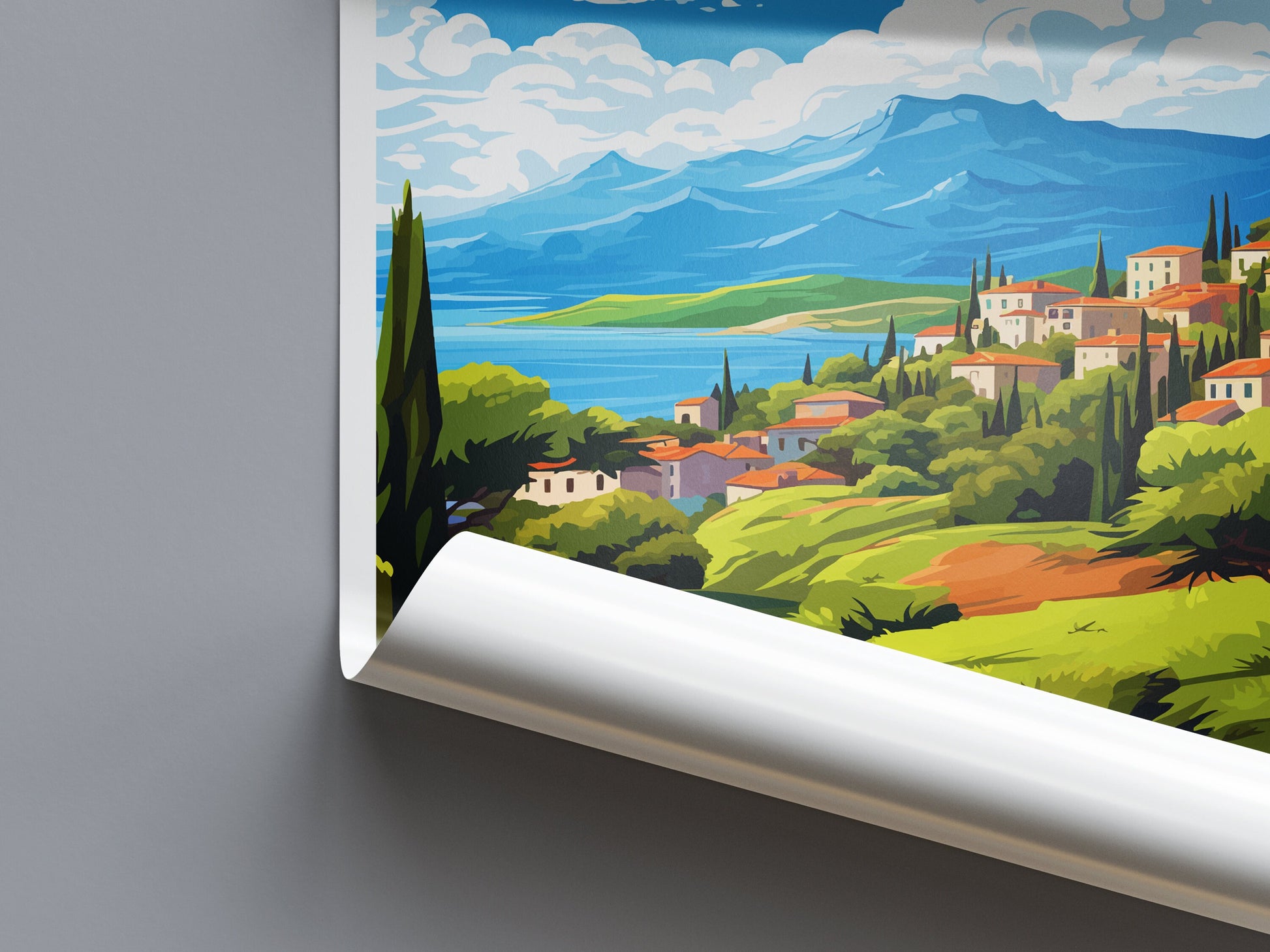 Sparta Travel Print Wall Art Sparta Greece Wall Hanging Home Decoration Sparta Gift Art Lovers Wall Art Print Sparta Greece Wall Art