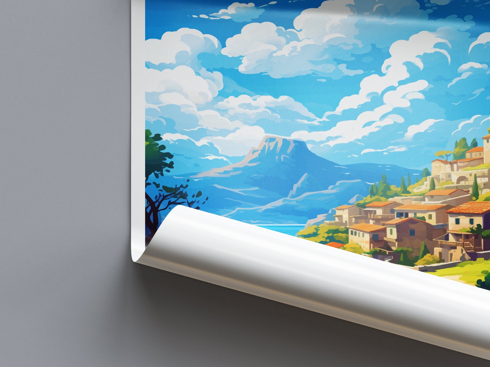Sparta Travel Print Wall Art Sparta Greece Wall Hanging Home Decoration Sparta Gift Art Lovers Wall Art Print Sparta Greece Wall Art