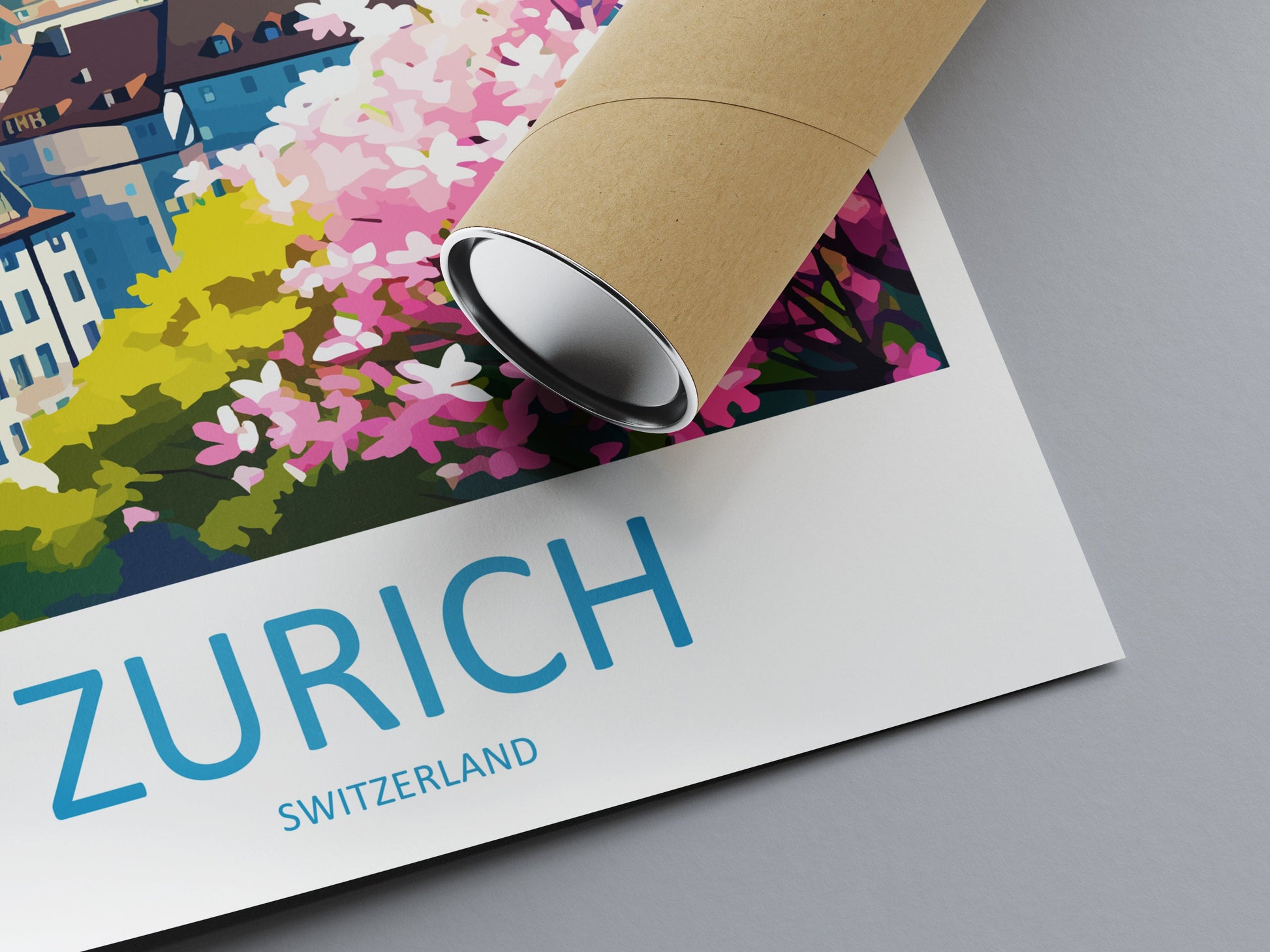 Zurich Travel Print Wall Art Zurich Wall Hanging Home Décor Zurich Gift Art Lovers Switzerland Art Lover Gift Zurich Travel Art