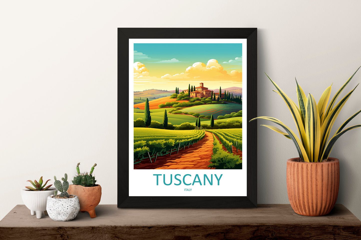 Tuscany Travel Print Wall Art Tuscany Italy Wall Hanging Home Decoration Tuscany Gift Art Lovers Wall Art Print Tuscany Italy Art Tuscany