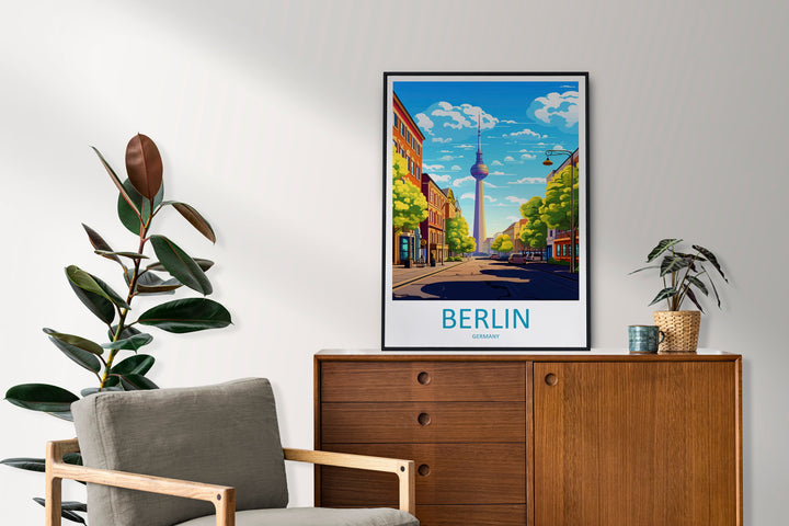 Berlin Travel Print Wall Art Berlin Wall Hanging Home Décor Berlin Gift Art Lovers Germany Art Lover Gift Berlin Wall Décor Berlin Print