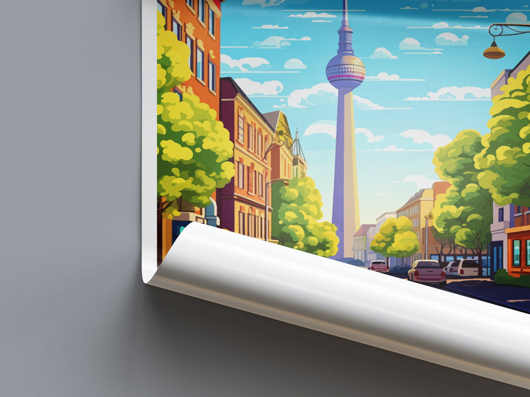 Berlin Travel Print Wall Art Berlin Wall Hanging Home Décor Berlin Gift Art Lovers Germany Art Lover Gift Berlin Wall Décor Berlin Print