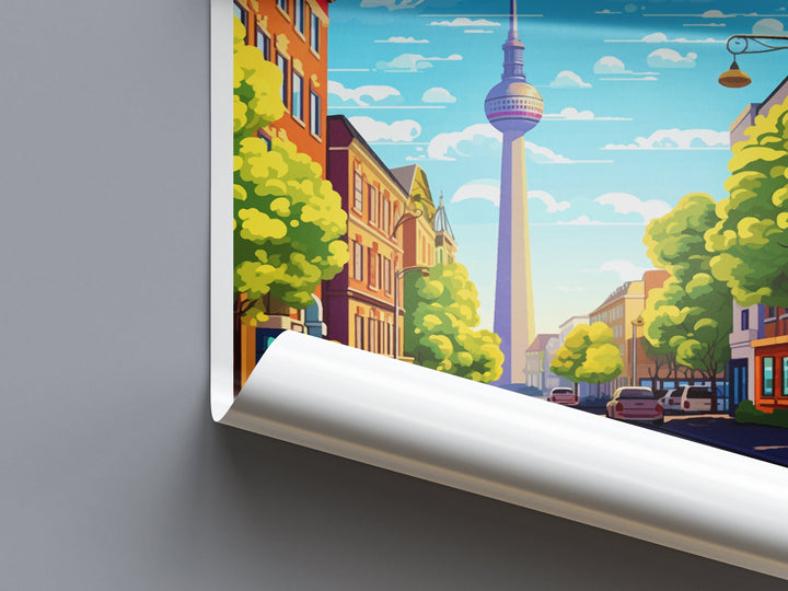 Berlin Travel Print Wall Art Berlin Wall Hanging Home Décor Berlin Gift Art Lovers Germany Art Lover Gift Berlin Wall Décor Berlin Print
