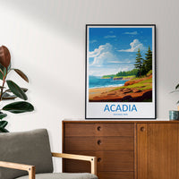 Acadia National Park Travel Print Wall Art Acadia National Park Wall Hanging Home Décor Acadia National Park Gift Art Lovers National Park