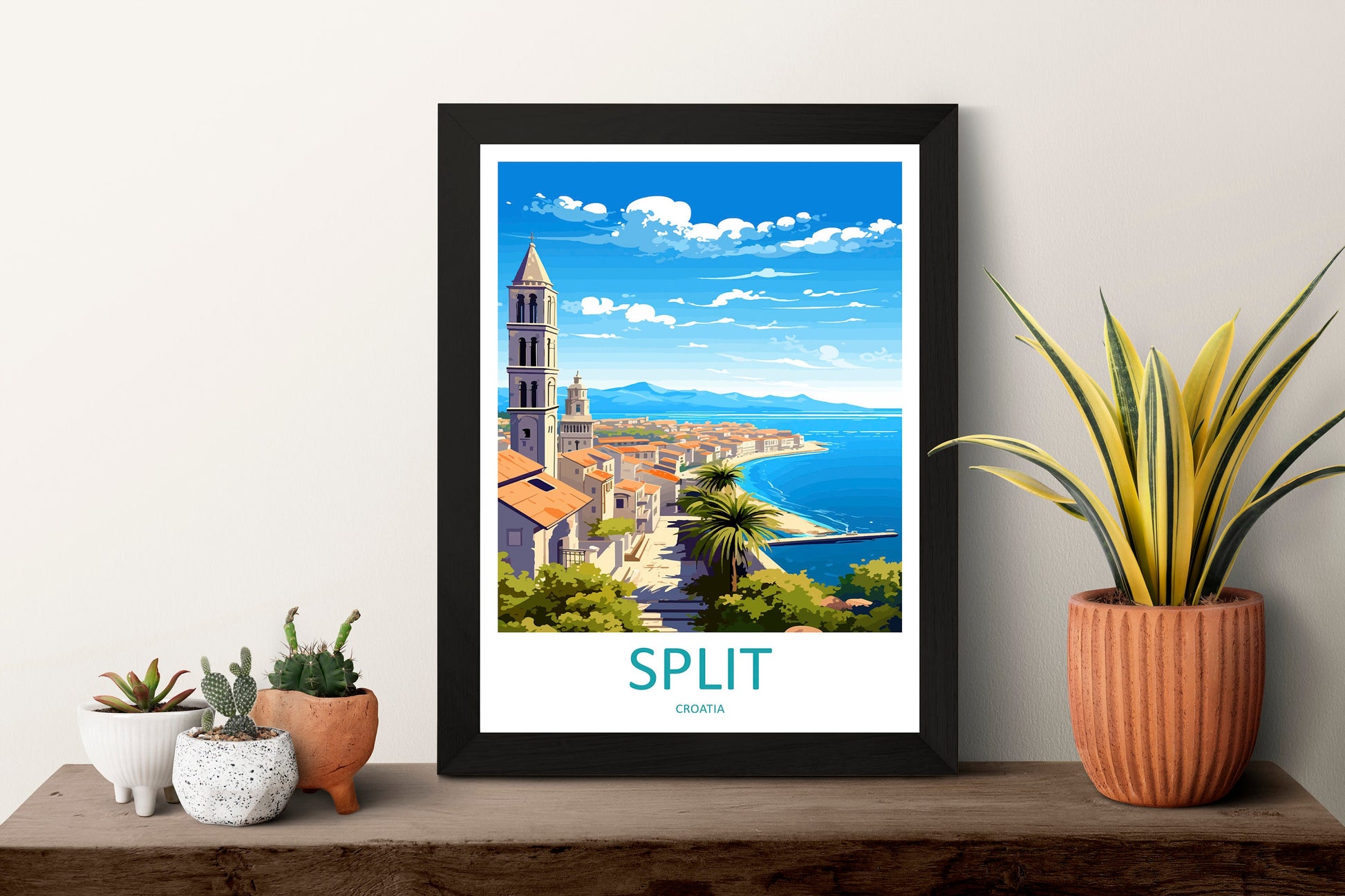 Split Travel Print Wall Art Split Wall Hanging Home Décor Split Gift Art Lovers Croatia Art Lover Gift Split Travel Poster Wall Art