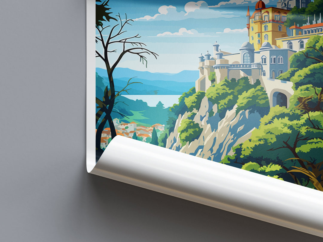 Sintra Travel Print Wall Art Sintra Wall Hanging Home Décor Sintra Gift Art Lovers Portugal Art Lover Gift Sintra Wall Décor Sintra Travel
