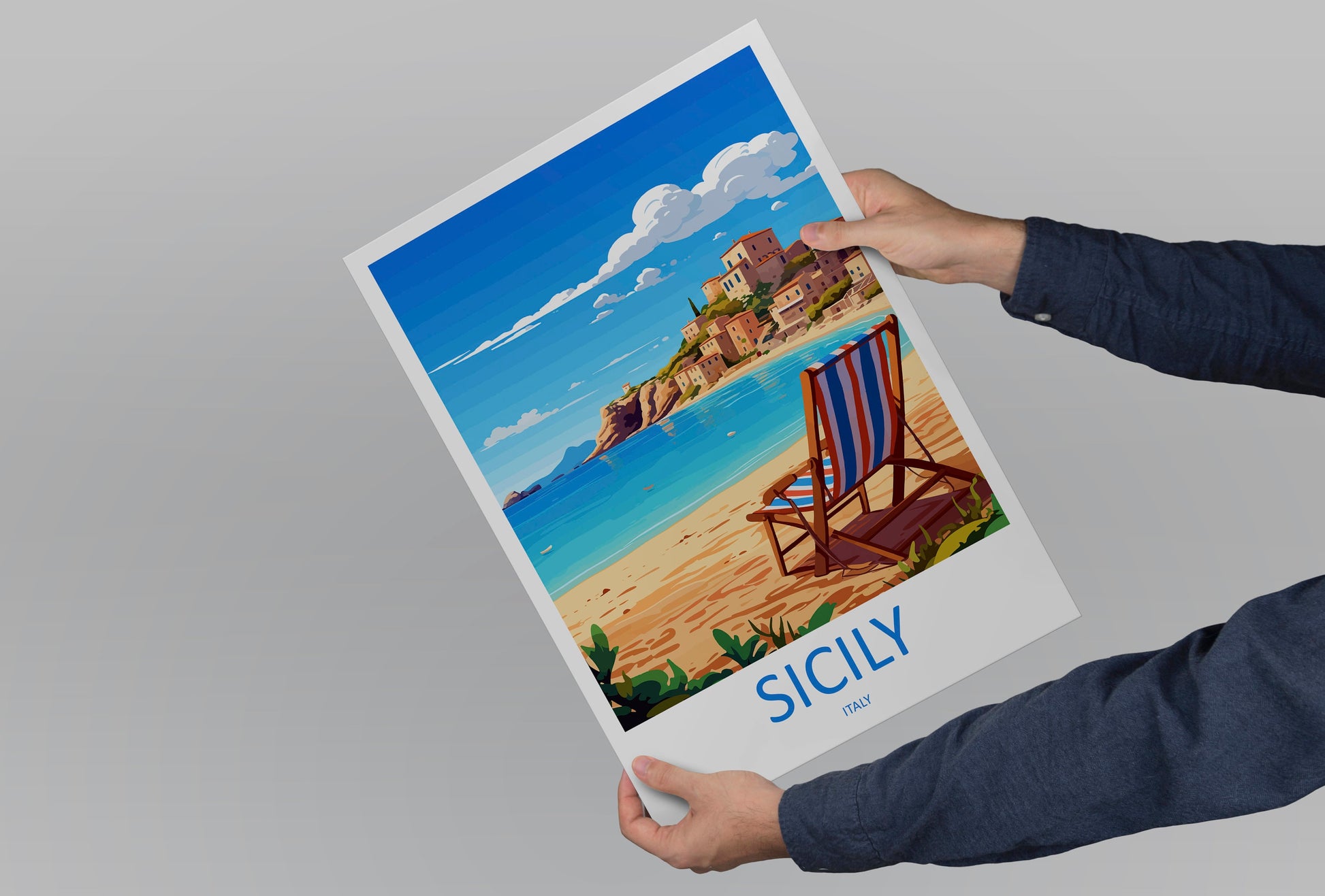 Sicily Travel Print Wall Art Sicily Italy Wall Hanging Home Decoration Sicily Gift Art Lovers Wall Art Print Sicily Italy Art Sicily Poster
