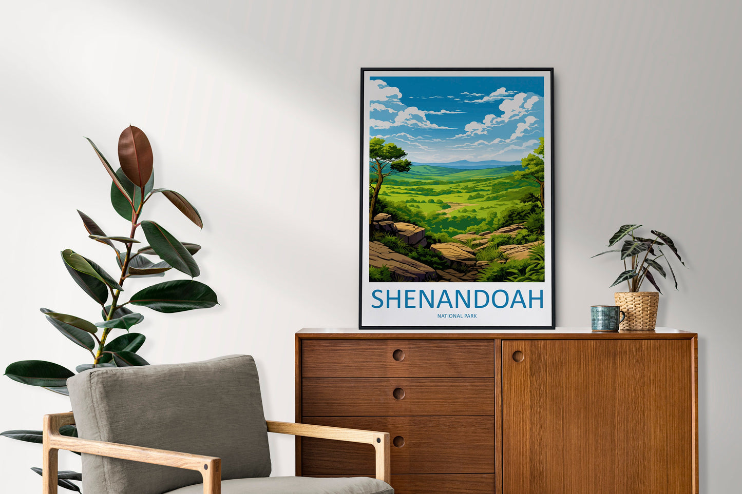 Shenandoah National Park Travel Print Wall Art Shenandoah National Park Wall Hanging Home Décor Shenandoah National Park Art Gift Poster