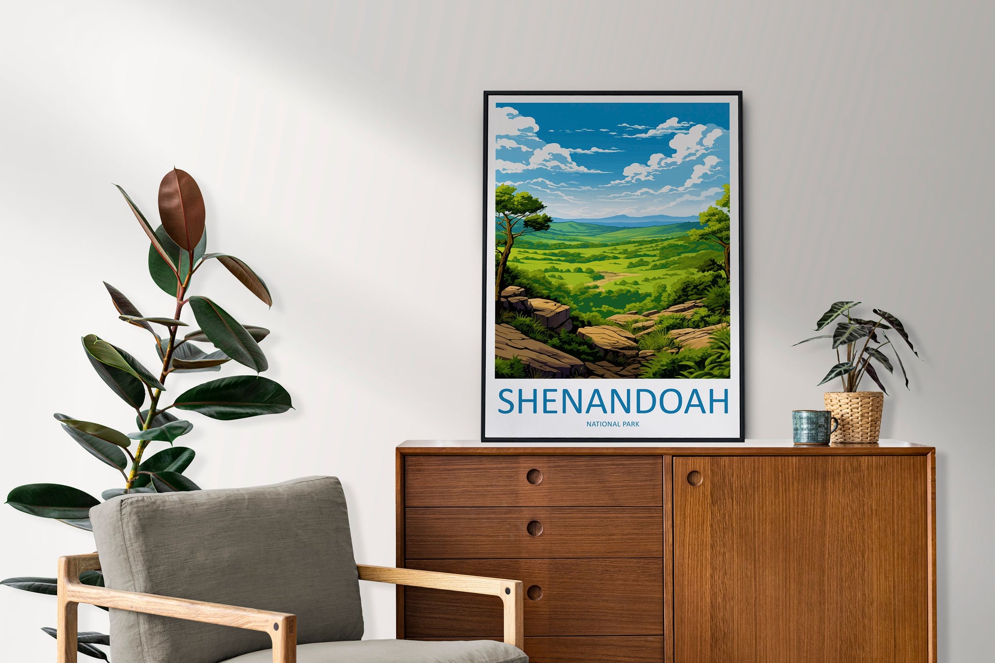 Shenandoah National Park Travel Print Wall Art Shenandoah National Park Wall Hanging Home Décor Shenandoah National Park Art Gift Poster