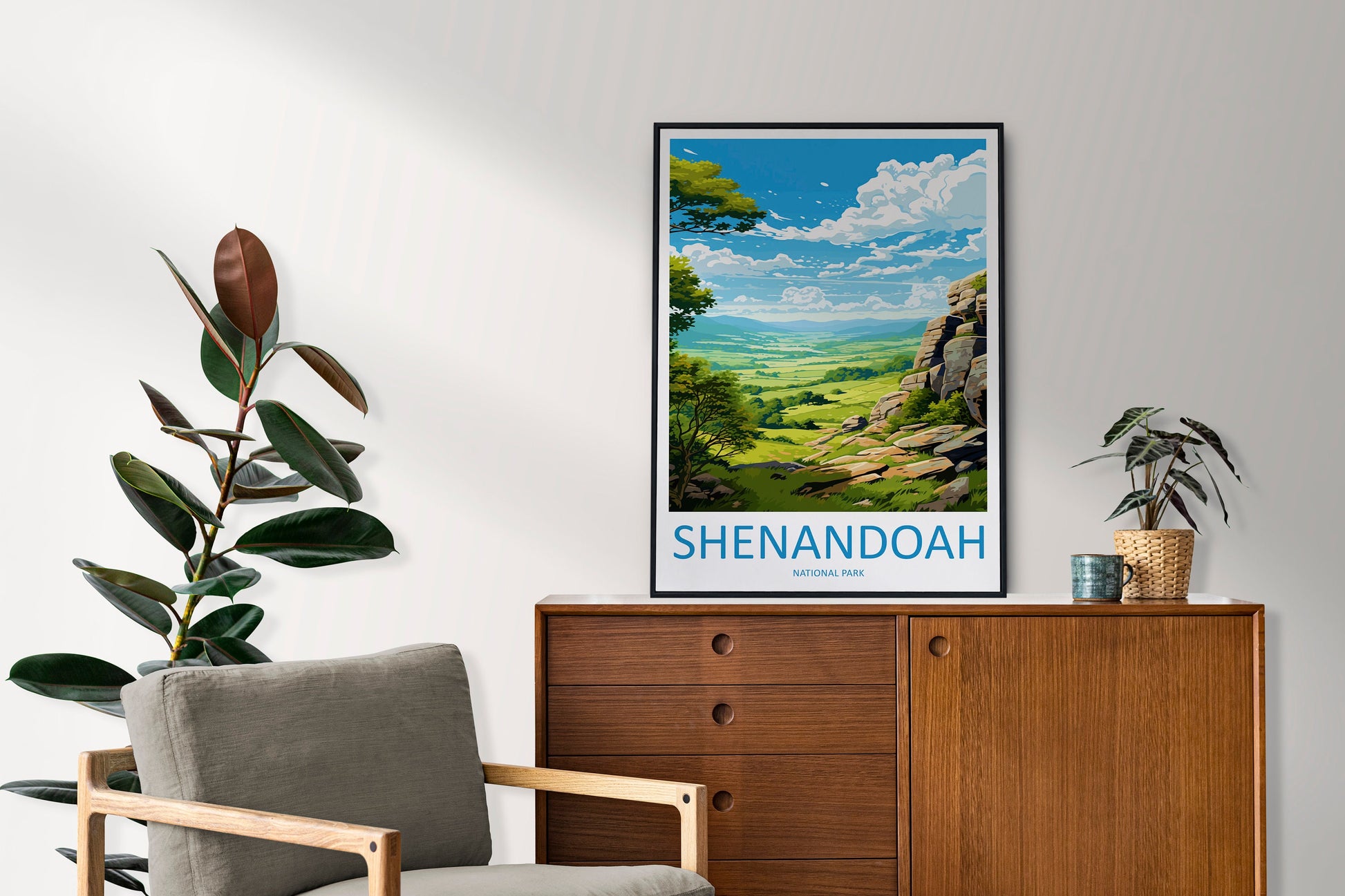 Shenandoah National Park Travel Print Wall Art Shenandoah National Park Wall Hanging Home Décor Shenandoah National Park Art Gift Poster