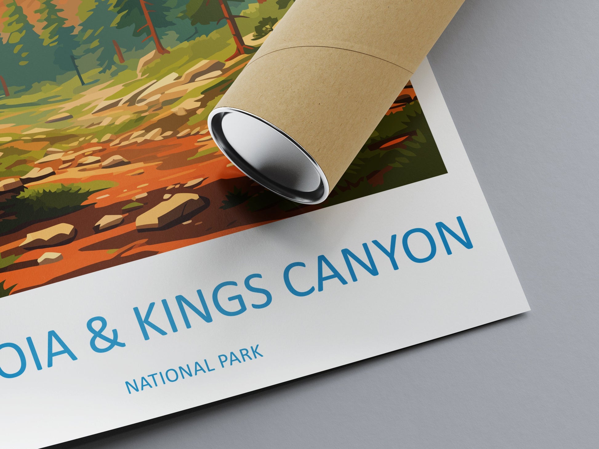 Sequoia Kings Canyon National Park Travel Print Wall Art Sequoia Kings Canyon Wall Hanging Home Décor Sequoia Kings Canyon Gift Art