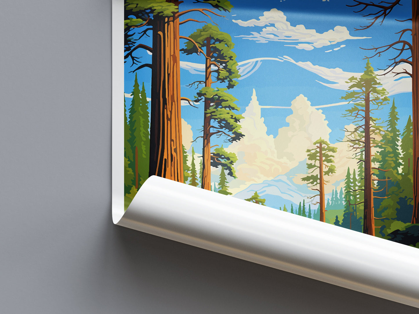 Redwood National Park Travel Print Wall Art Redwood Wall Hanging Home Décor Redwood Gift Art Lovers California Art Lover Gift