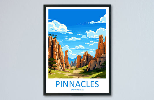 Pinnacles National Park Travel Print Wall Art Pinnacles Wall Hanging Home Décor Pinnacles Gift Art Lovers California Art Pinnacles Art Print