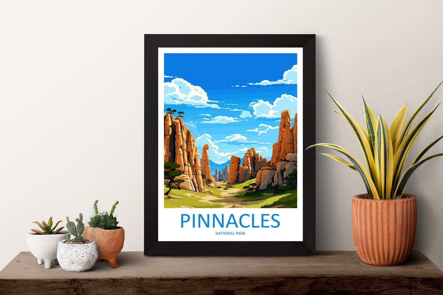 Pinnacles National Park Travel Print Wall Art Pinnacles Wall Hanging Home Décor Pinnacles Gift Art Lovers California Art Pinnacles Art Print