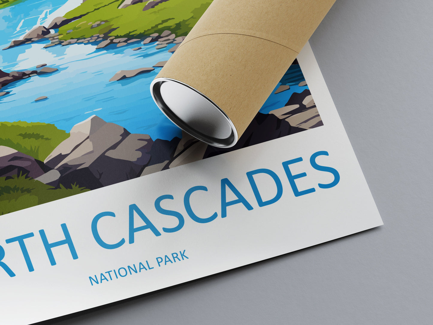 North Cascades Print North Cascades Home Décor National Park Art Print North Cascades Wall Print For Park Gift Wall Hanging North Cascades