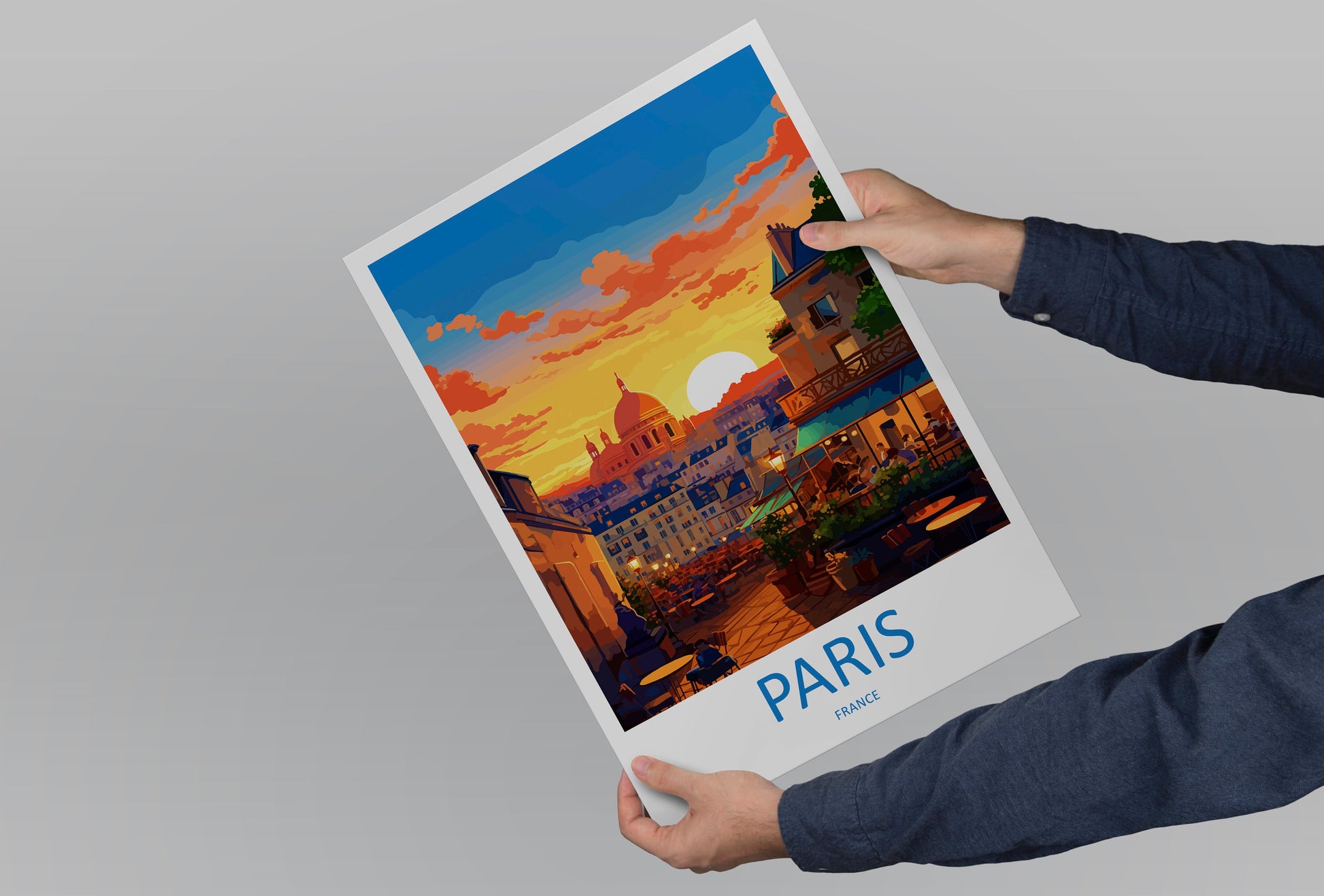 Paris Travel Print Wall Art Paris Wall Hanging Home Décor Paris Gift Art Lovers France Art Lover Gift Paris Print France Wall Art Décor
