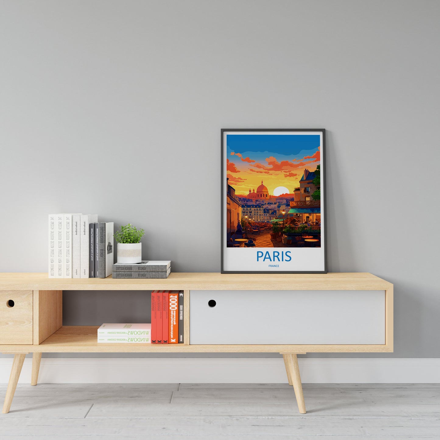 Paris Travel Print Wall Art Paris Wall Hanging Home Décor Paris Gift Art Lovers France Art Lover Gift Paris Print France Wall Art Décor