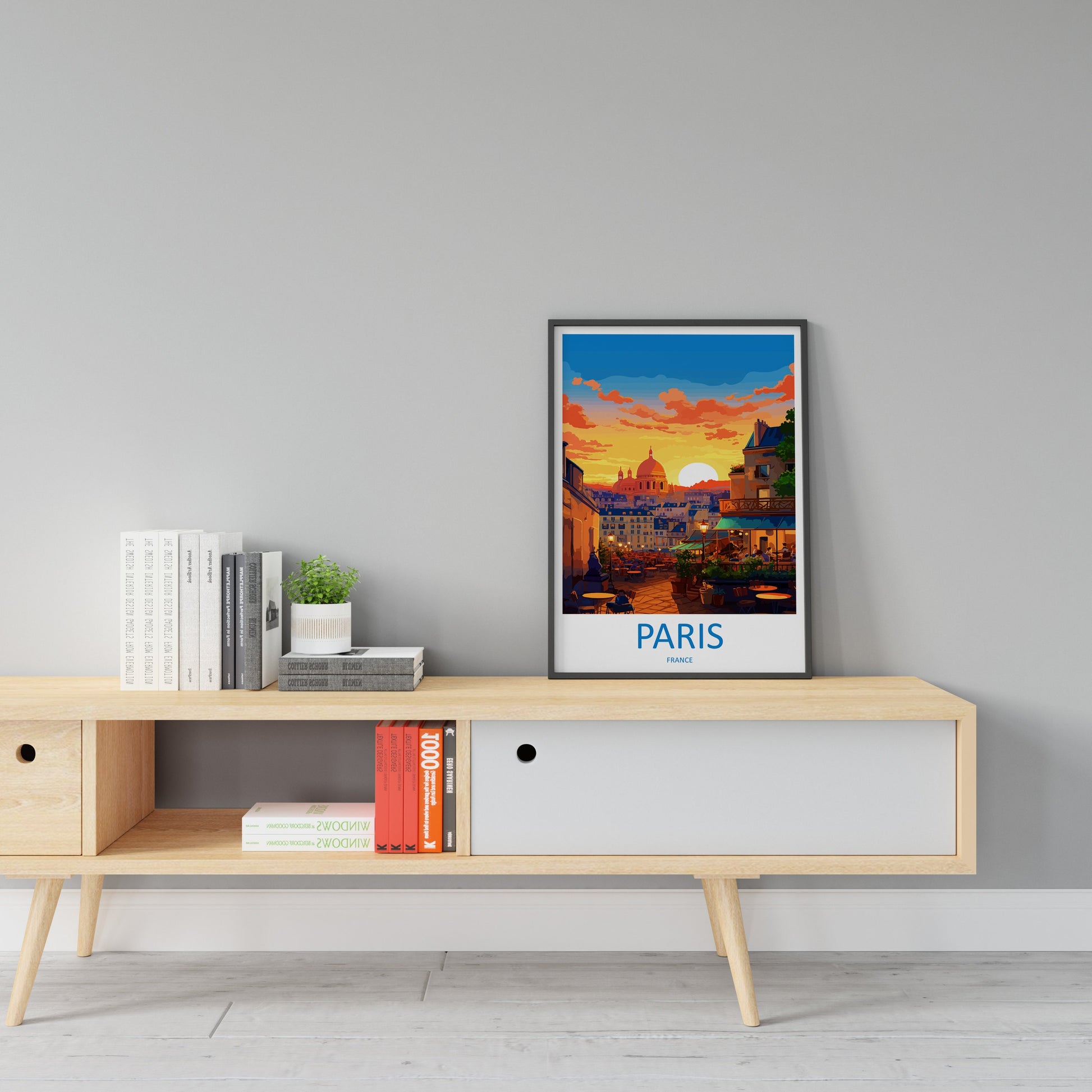 Paris Travel Print Wall Art Paris Wall Hanging Home Décor Paris Gift Art Lovers France Art Lover Gift Paris Print France Wall Art Décor