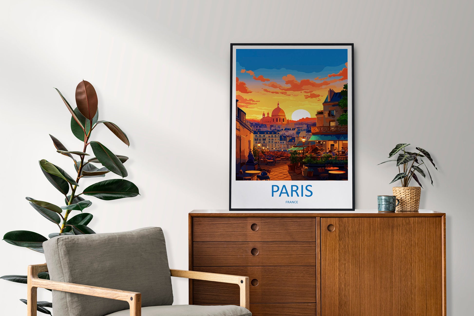 Paris Travel Print Wall Art Paris Wall Hanging Home Décor Paris Gift Art Lovers France Art Lover Gift Paris Print France Wall Art Décor