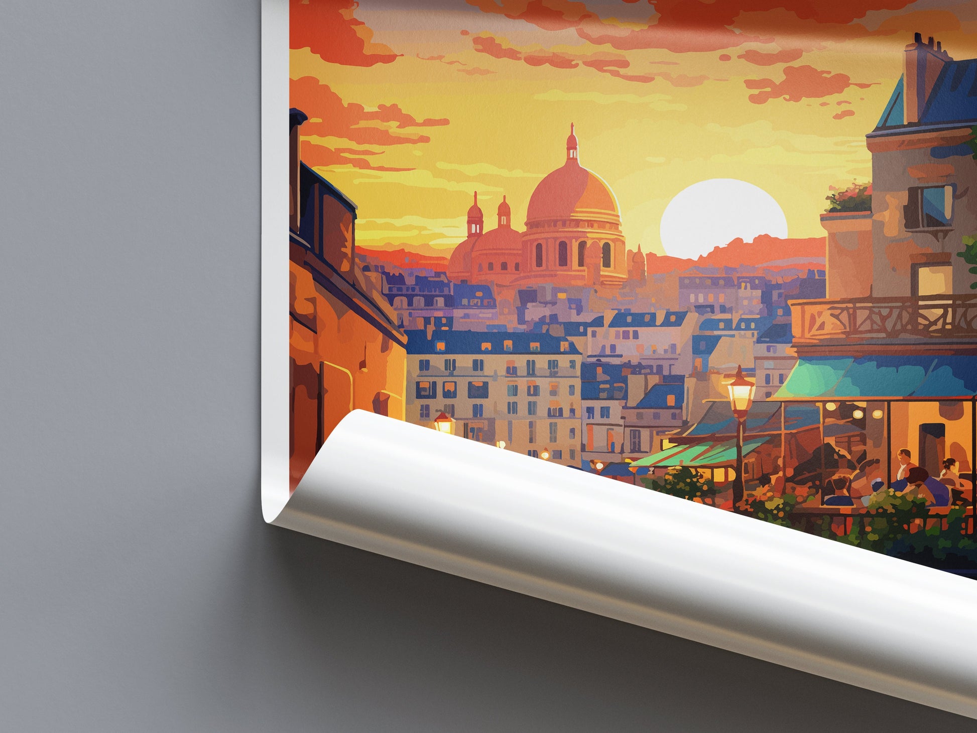 Paris Travel Print Wall Art Paris Wall Hanging Home Décor Paris Gift Art Lovers France Art Lover Gift Paris Print France Wall Art Décor