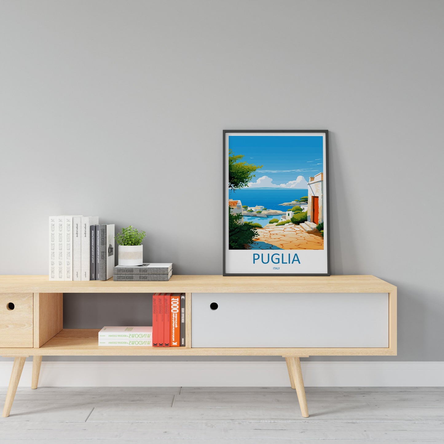 Puglia Travel Print Wall Art Puglia Italy Wall Hanging Home Decor Puglia Gift Art Lovers Wall Art Print Puglia Italy