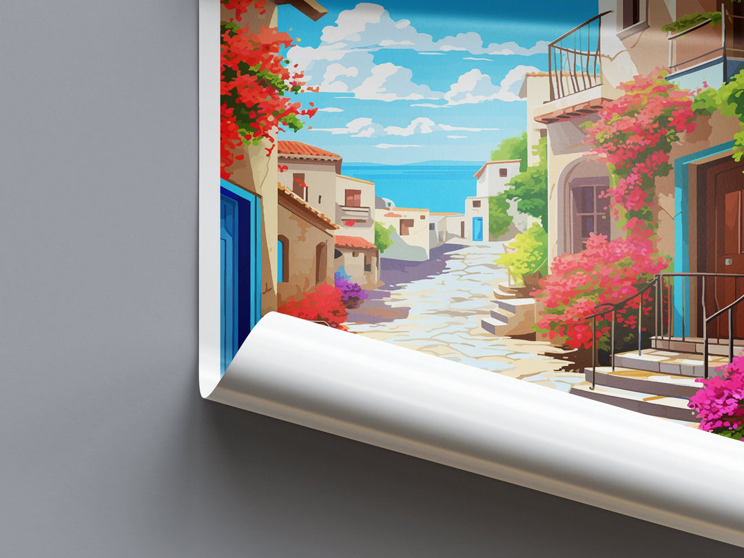 Crete Travel Print Wall Art Crete Greece Wall Hanging Home Decoration Crete Gift Art Lovers Wall Art Print Crete Wall Décor Greece Poster
