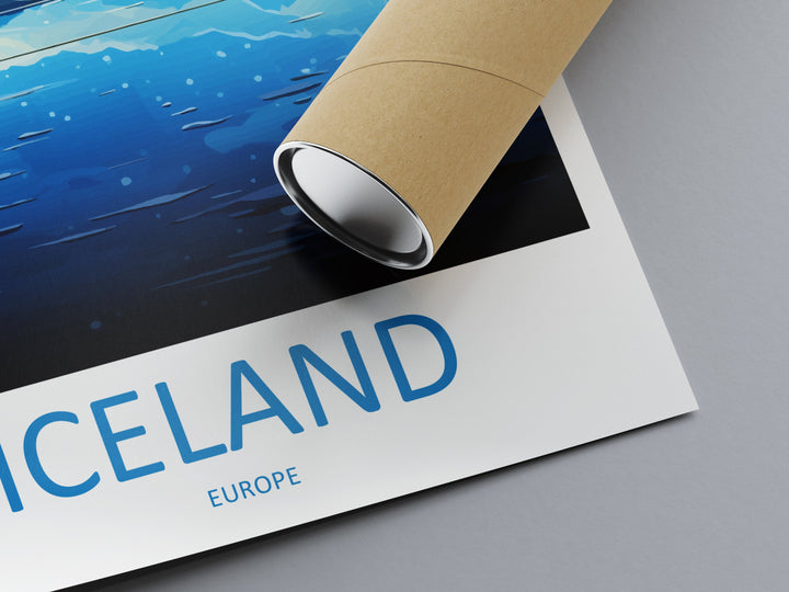 Iceland Travel Print Wall Art Iceland Wall Hanging Home Décor Iceland Gift Art Lovers Iceland Art Lover Gift Decor