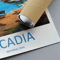 Acadia National Park Travel Print Wall Art Acadia National Park Wall Hanging Home Décor Acadia National Park Gift Art Lovers National Park