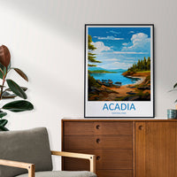 Acadia National Park Travel Print Wall Art Acadia National Park Wall Hanging Home Décor Acadia National Park Gift Art Lovers National Park