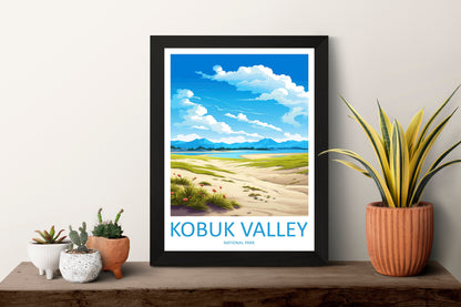 Kobuk Valley National Park Travel Print Wall Art Kobuk Valley Wall Hanging Home Décor Kobuk Valley Gift Art Lovers Alaska Art Lover Gift