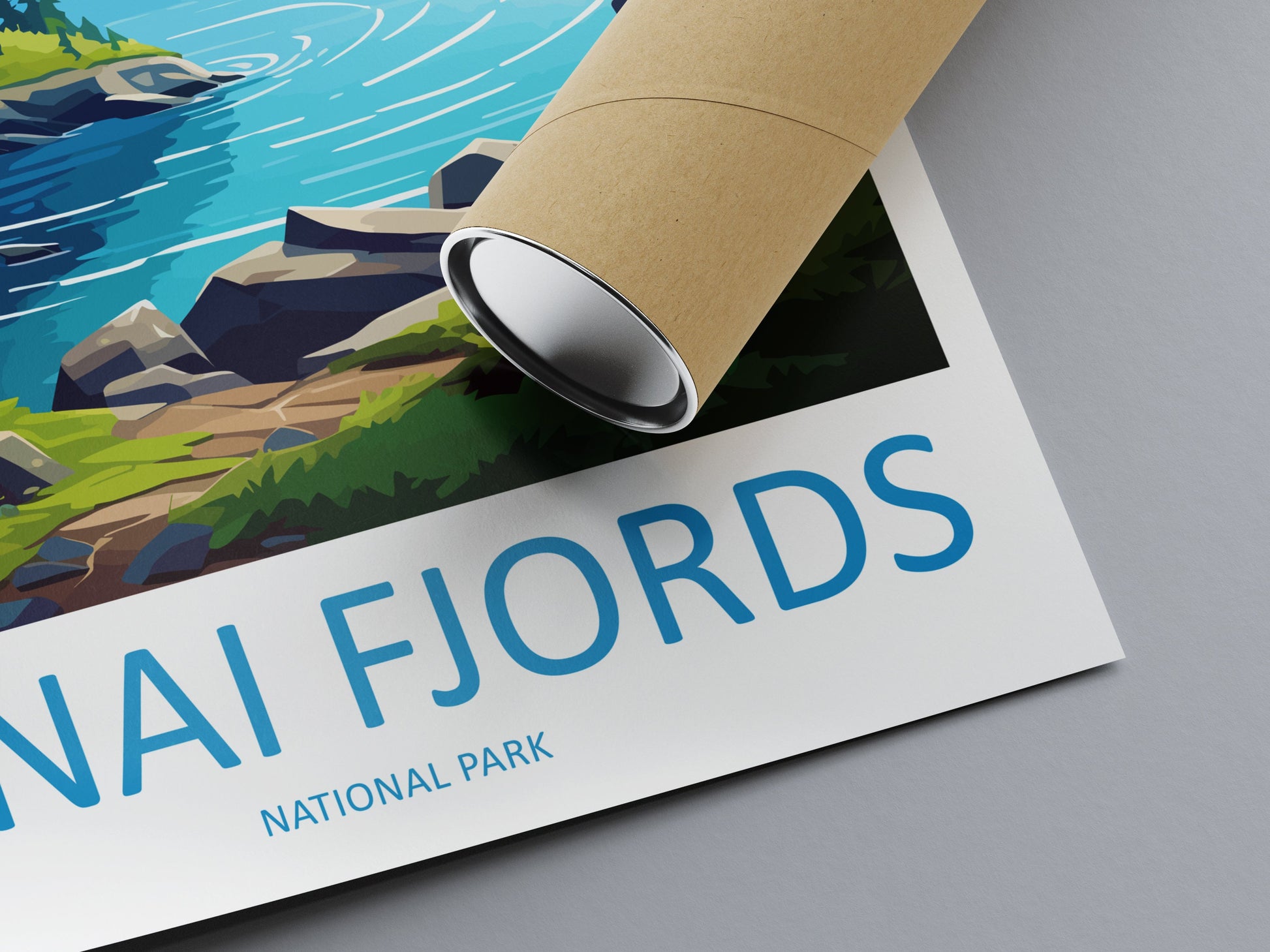 Kenai Fjords National Park Travel Print Wall Art Kenai Fjords Wall Hanging Home Décor Kenai Fjords Gift Art Lovers Alaska Art Lover Gift