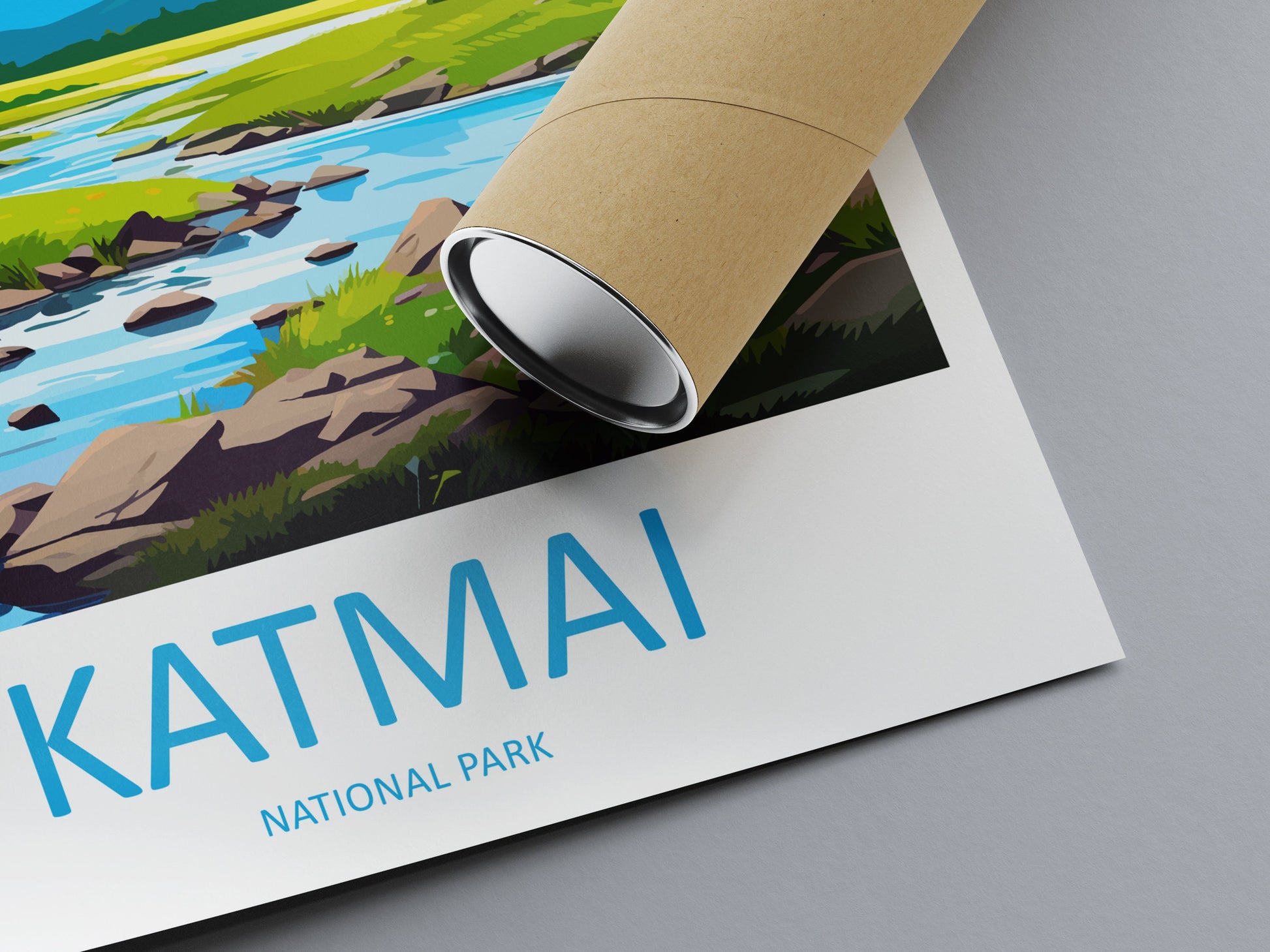 Katmai National Park Travel Print Wall Art Katmai Wall Hanging Home Décor Katmai Gift Art Lovers Alaska Art Lover Gift Katmai National Park