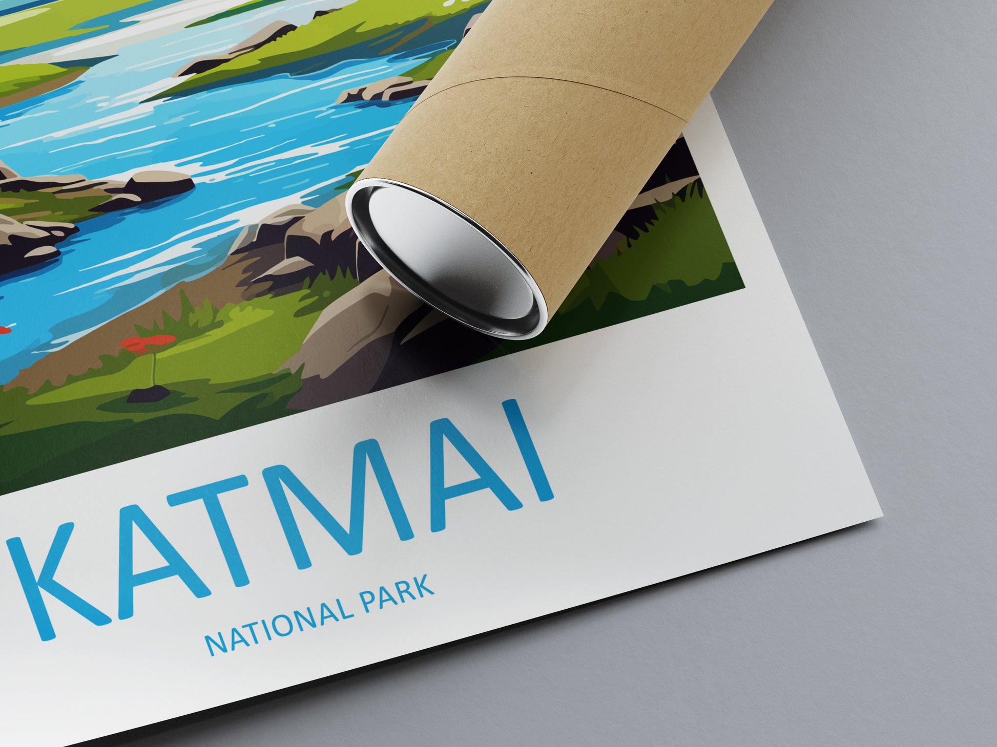 Katmai National Park Travel Print Wall Art Katmai Wall Hanging Home Décor Katmai Gift Art Lovers Alaska Art Lover Gift Katmai National Park