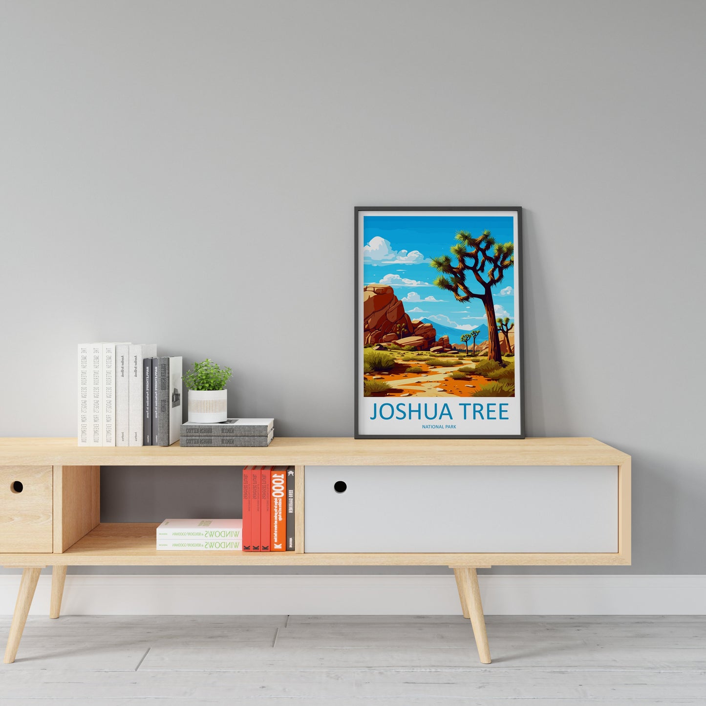 Joshua Tree National Park Travel Print Wall Art Joshua Tree Wall Hanging Home Décor Joshua Tree Gift Art Lovers California Art Lover Gift