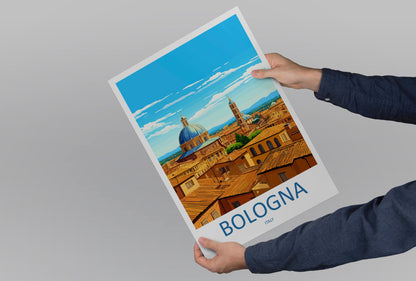 Bologna Travel Print Wall Art Bologna Wall Hanging Home Decoration Bologna Gift Art Lovers Wall Art Print Art Bologna Travel Print Italy Art