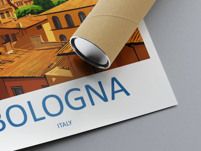 Bologna Travel Print Wall Art Bologna Wall Hanging Home Decoration Bologna Gift Art Lovers Wall Art Print Art Bologna Travel Print Italy Art