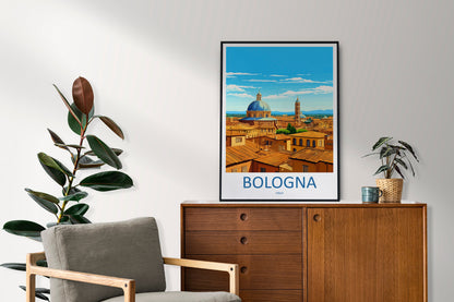 Bologna Travel Print Wall Art Bologna Wall Hanging Home Decoration Bologna Gift Art Lovers Wall Art Print Art Bologna Travel Print Italy Art
