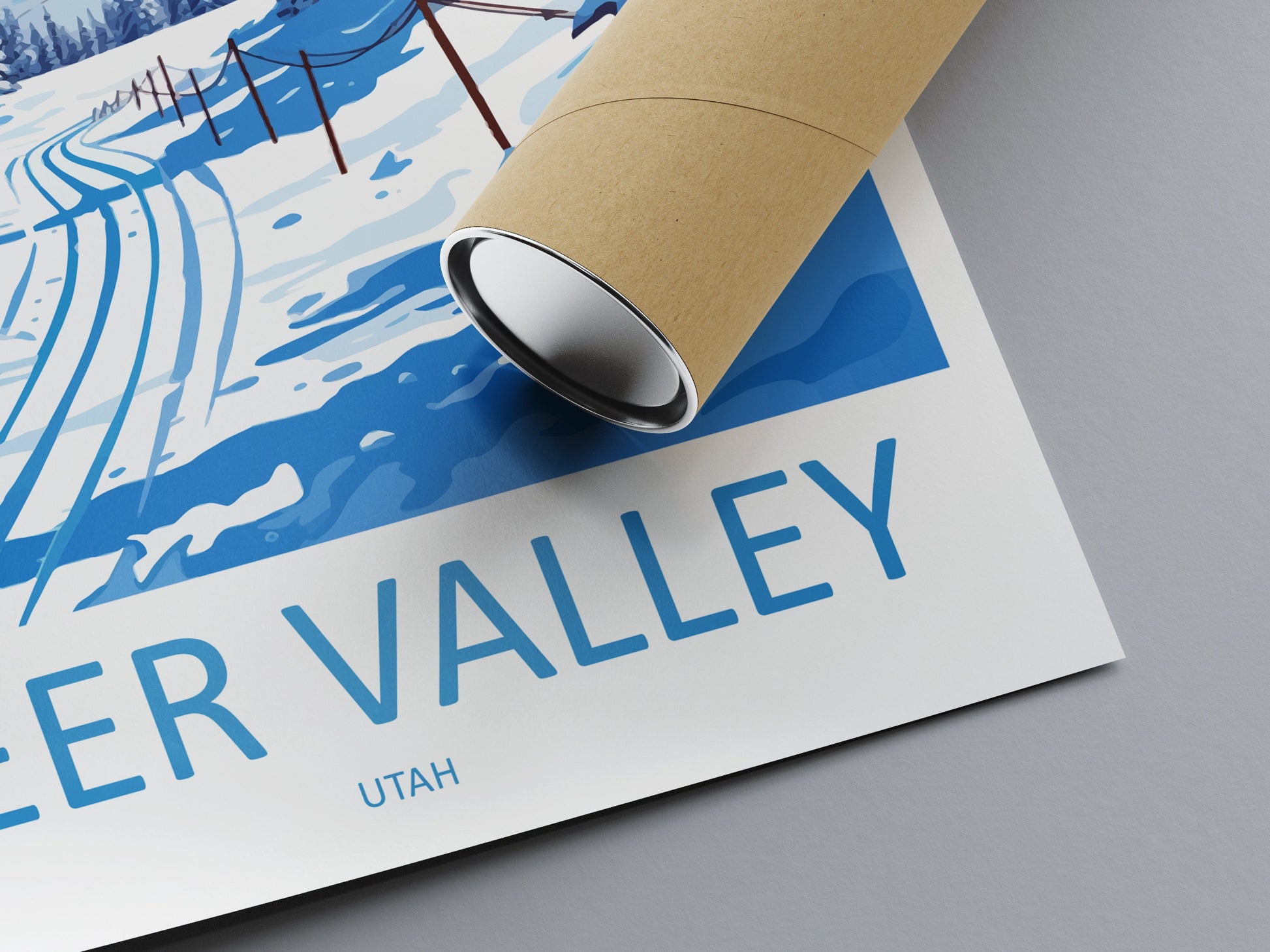 Deer Valley Travel Print Wall Art Deer Valley Wall Hanging Home Décor Deer Valley Art Lovers Utah Art Lover Gift