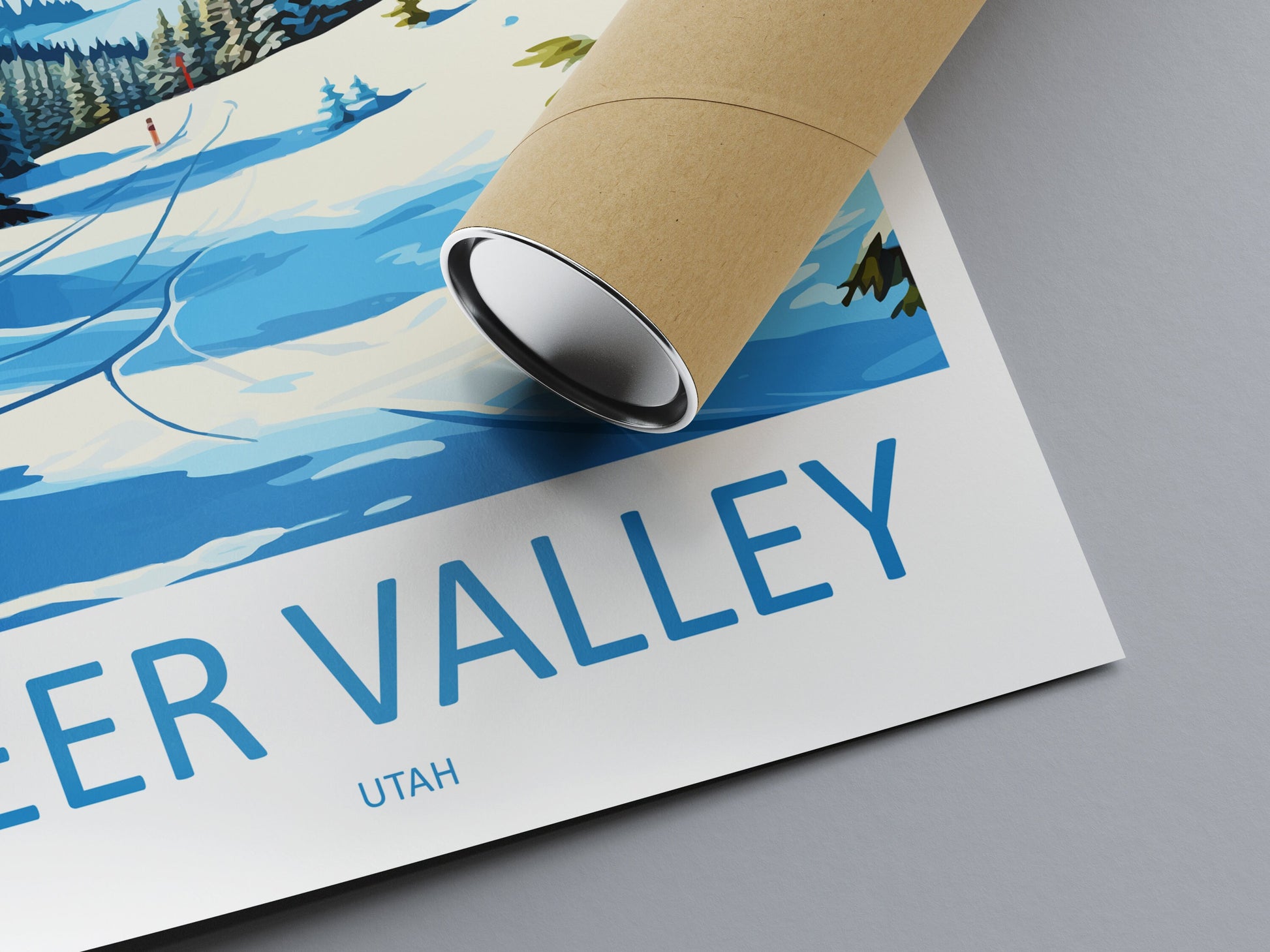 Deer Valley Travel Print Wall Art Deer Valley Wall Hanging Home Décor Deer Valley Art Lovers Utah Art Lover Gift