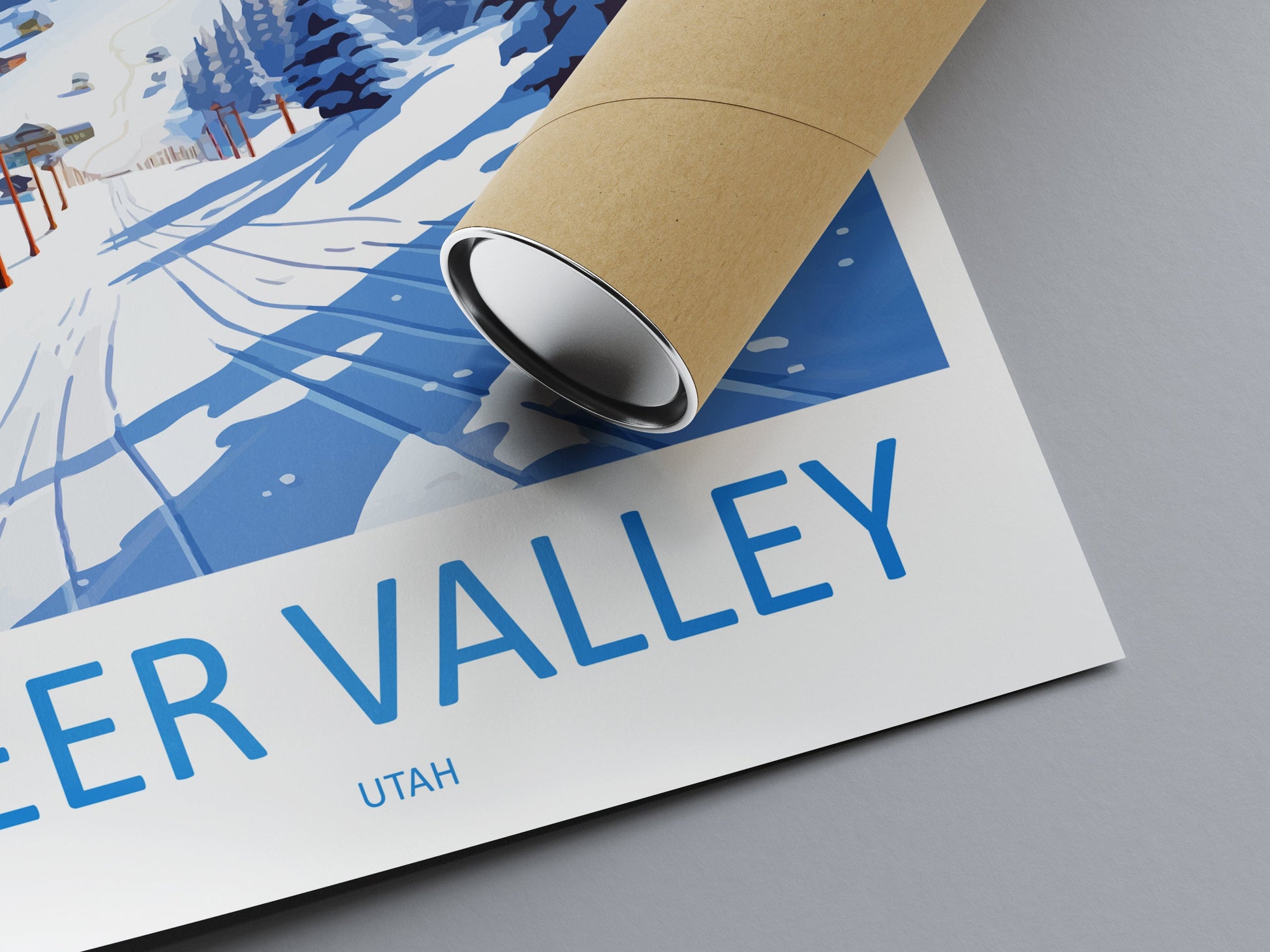 Deer Valley Travel Print Wall Art Deer Valley Wall Hanging Home Décor Deer Valley Art Lovers Utah Art Lover Gift