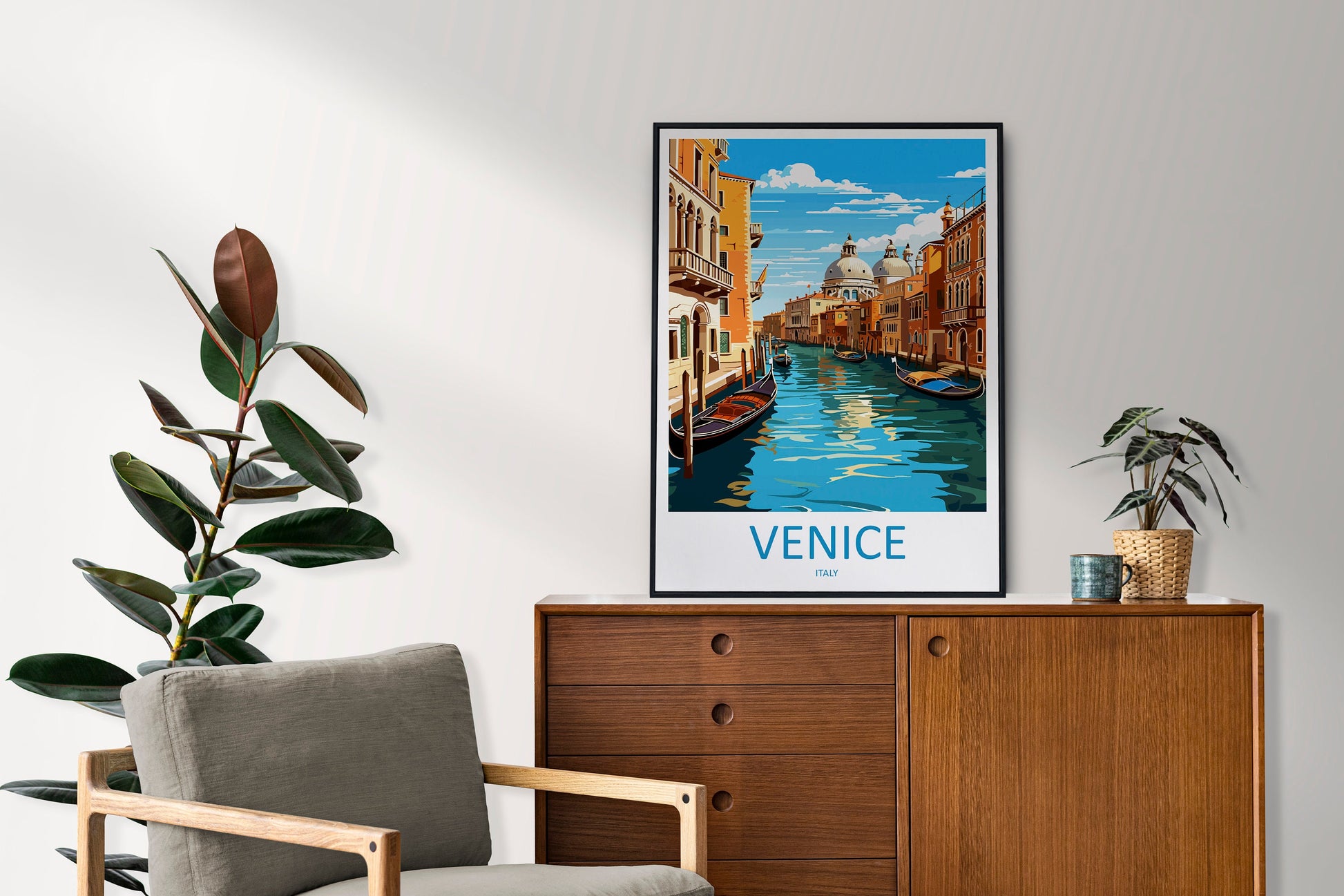 Venice Travel Print Wall Art Venice Italy Wall Hanging Home Decoration Venice Gift Art Lovers Wall Art Print Venice Italy St. Mark's Square